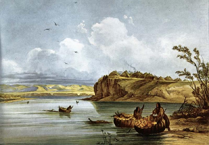 Bull-Boats, Karl Bodmer